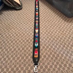 fendi studded bag strap